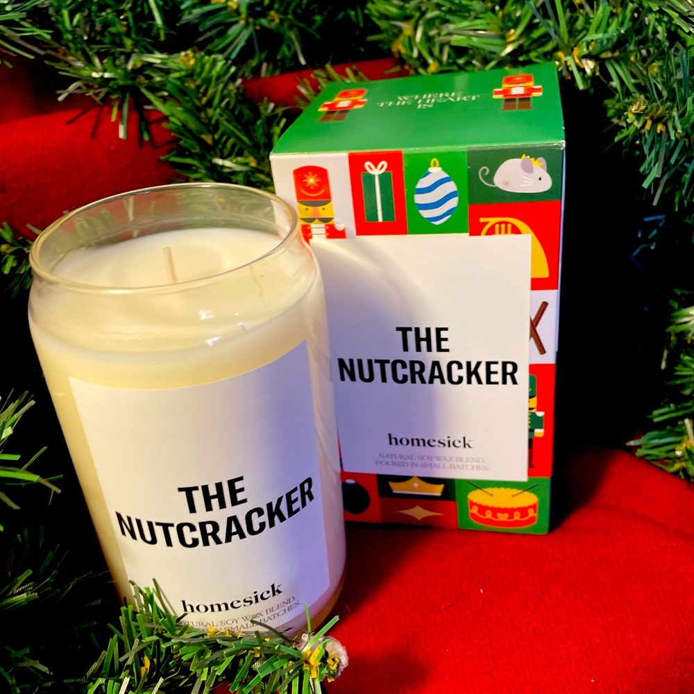HOMESICK CANDLES The Nutcracker Christmas Holiday delicious scented candle NIB